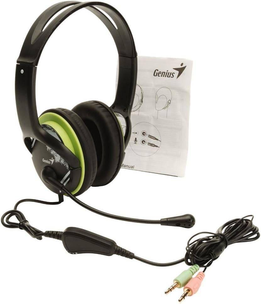 Aud fonos Gamer Over Ear Genius HS 400A Micr fono Control Remoto Integrado 3 5 mm-3