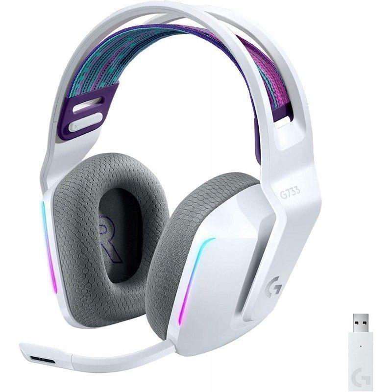 Audífonos Gamer Logitech G733 Lightspeed Blanco-0
