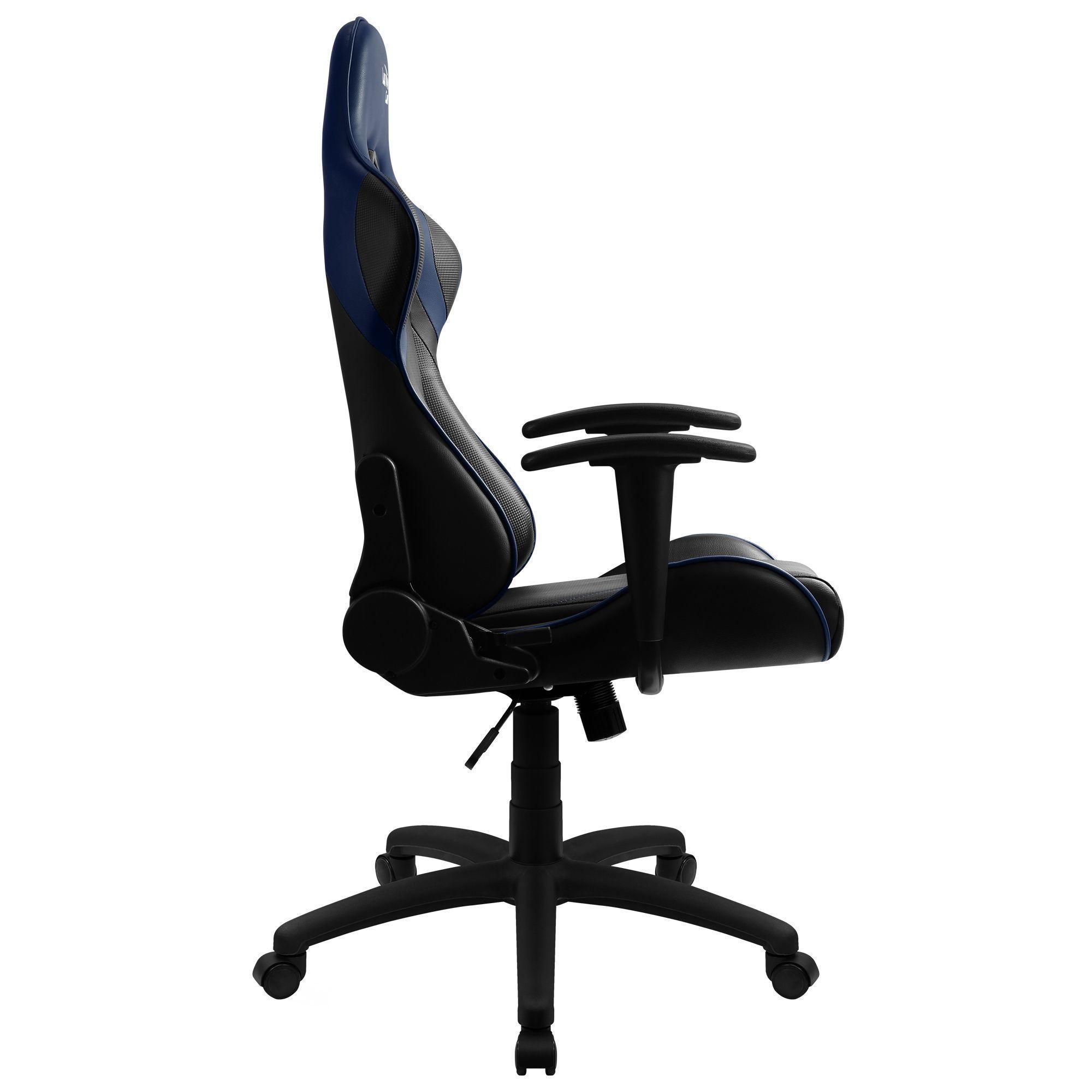 Silla Gamer AeroCool AC100 AIR Black Blue Race-2