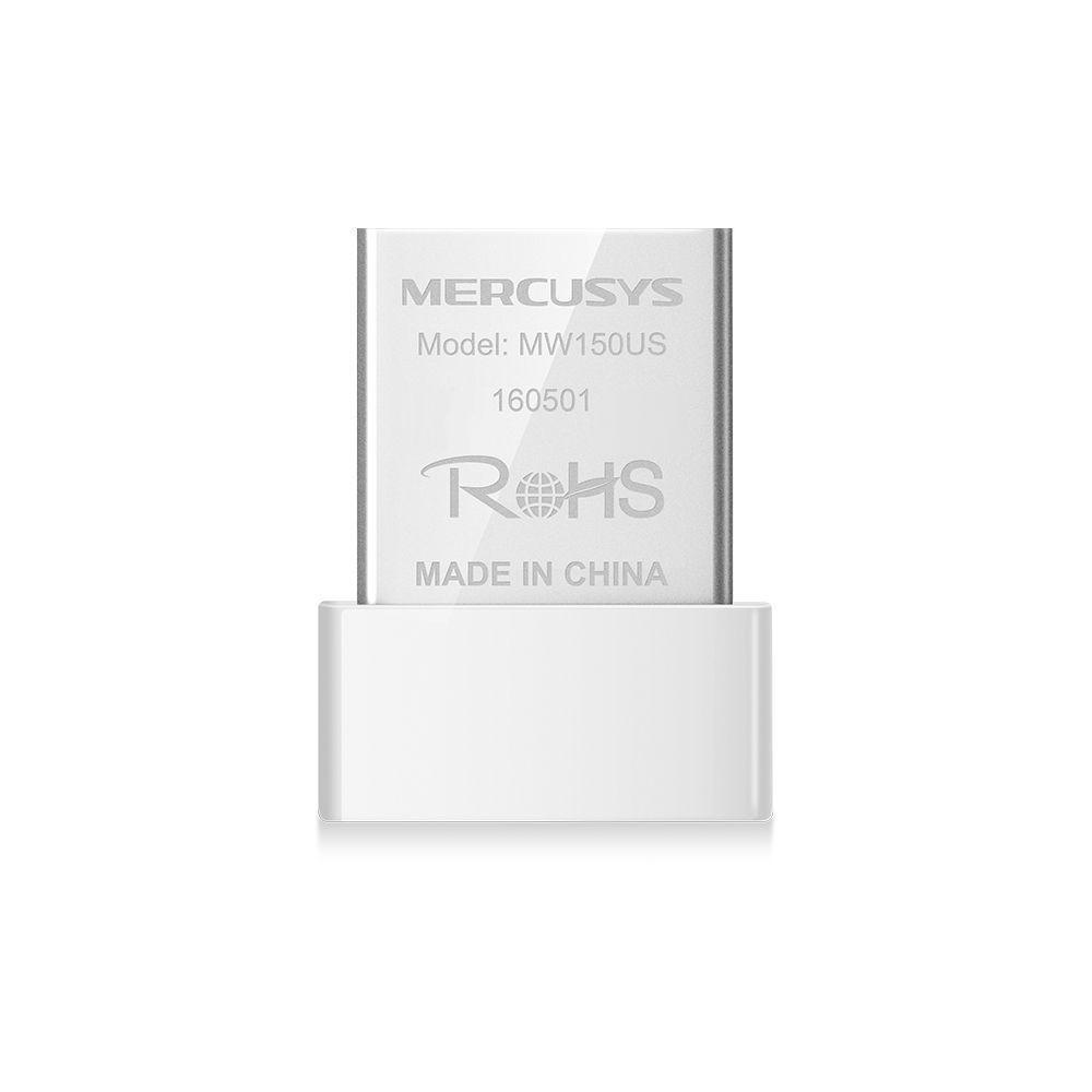 Adaptador USB Mercusys Nano Inalámbrico, 150Mbps-0