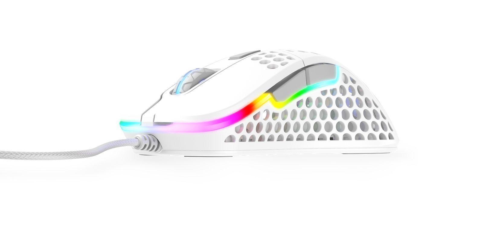 Mouse Gamer XTRFY M4 RGB White 69 g 6 bot 16000 dp-0