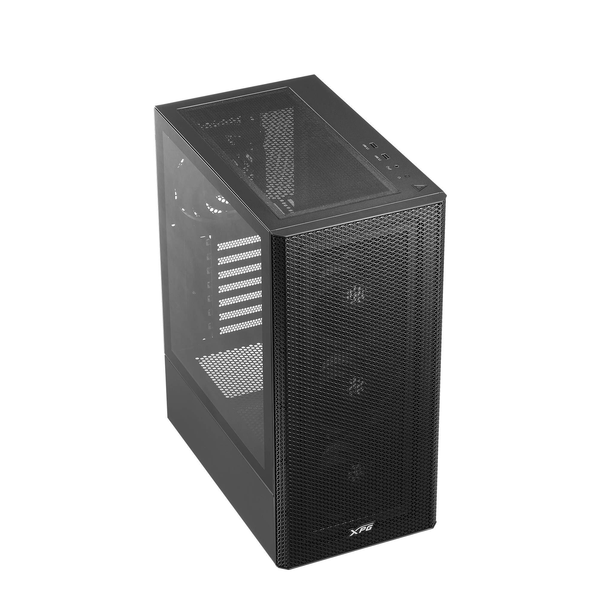 Gabinete Gamer XPG Valor Mesh, Mid Tower, 4 Fans, Mini-ITX, Micro-ATX, ATX, Negro-3