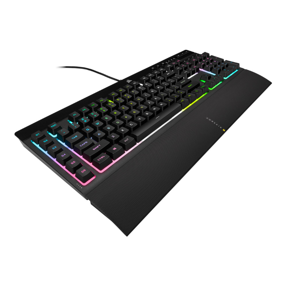Teclado Gamer Corsair K55 RGB PRO XT (ES), Alámbrico, USB, Color Negro, Español-2