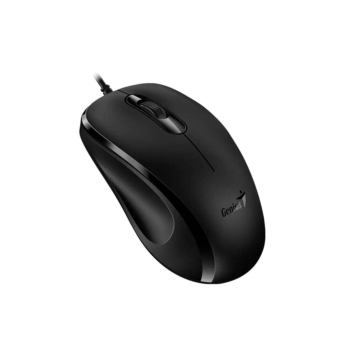Mouse alámbrico Genius DX-101, conexión USB, Negro, Precisión diaria-3