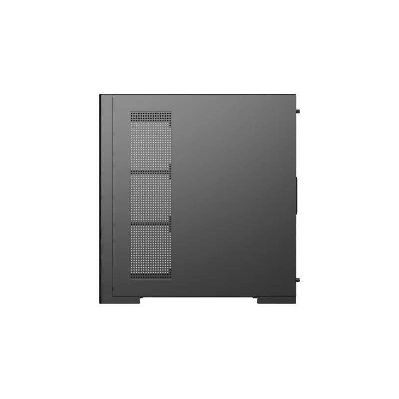 Gabinete Gamer XYZ TITANIUM MESH, Mid Tower, Panel Malla, 4 Ventiladores ARGB, Negro-4
