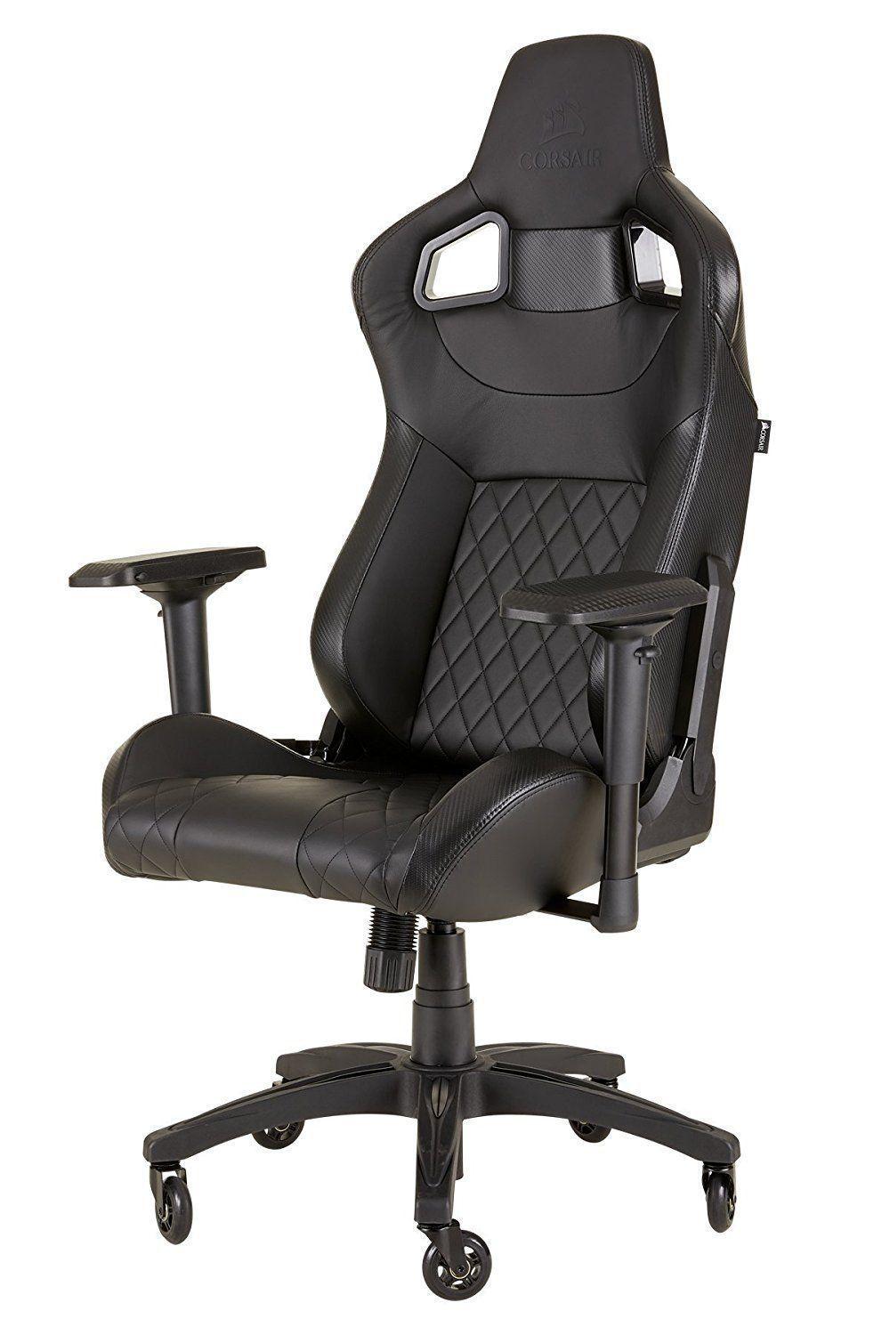 Silla Gamer Profesional Corsair T1 Race Black-0