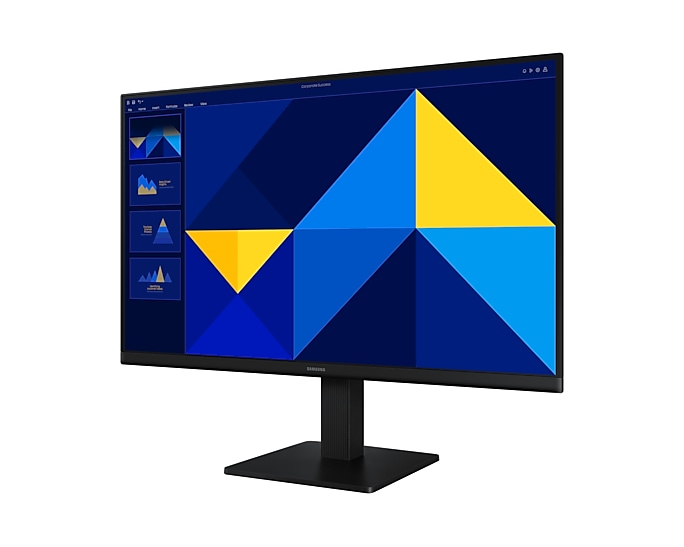Monitor Samsung Essential S3 S30GD, 27" Full HD, 100Hzm Panel IPS, HDMI, VGA, Negro-1