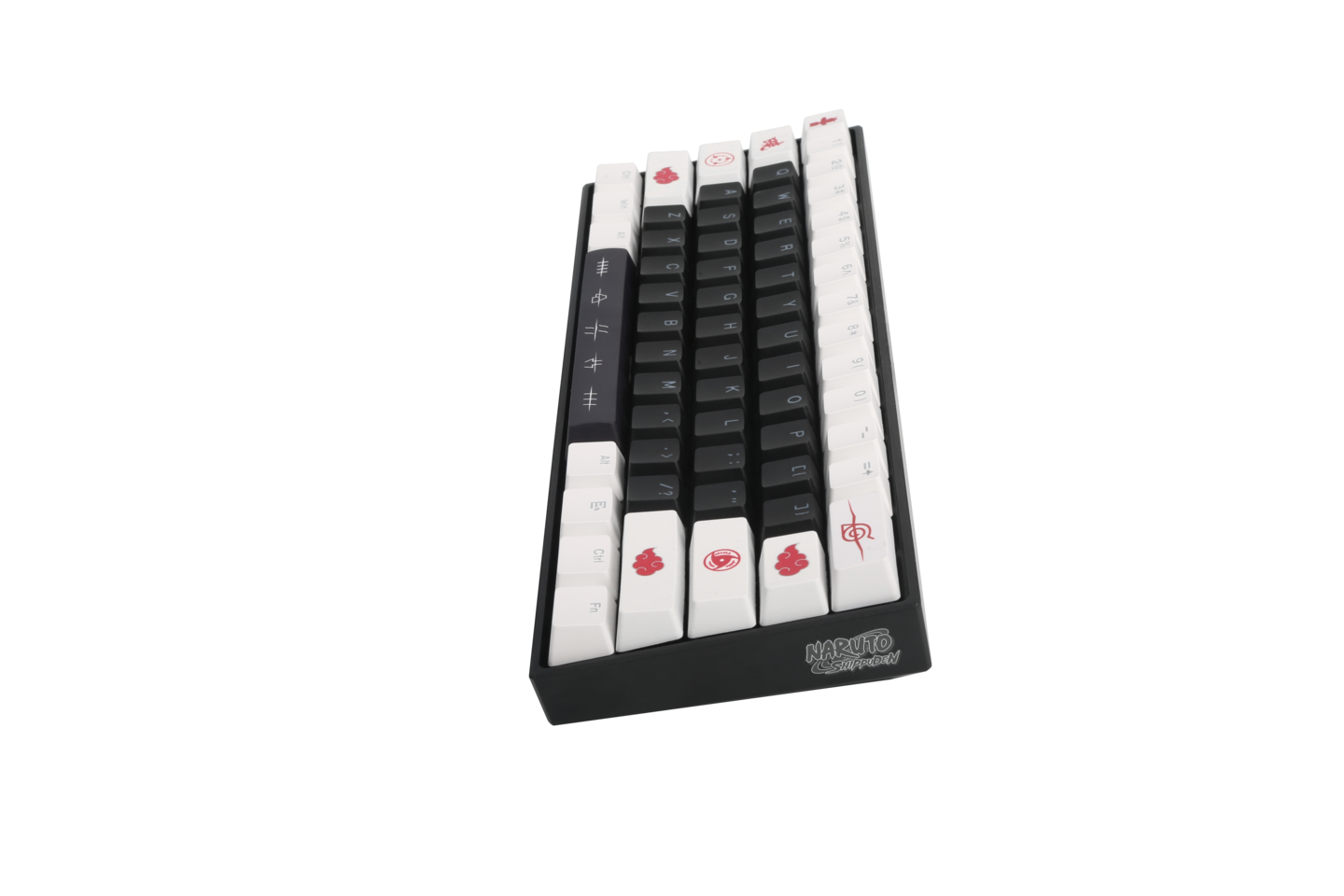 Teclado Mecánico Checkpoint KX-400 Akatsuki, 60%, RGB, Switch Red, Negro/Blanco-3