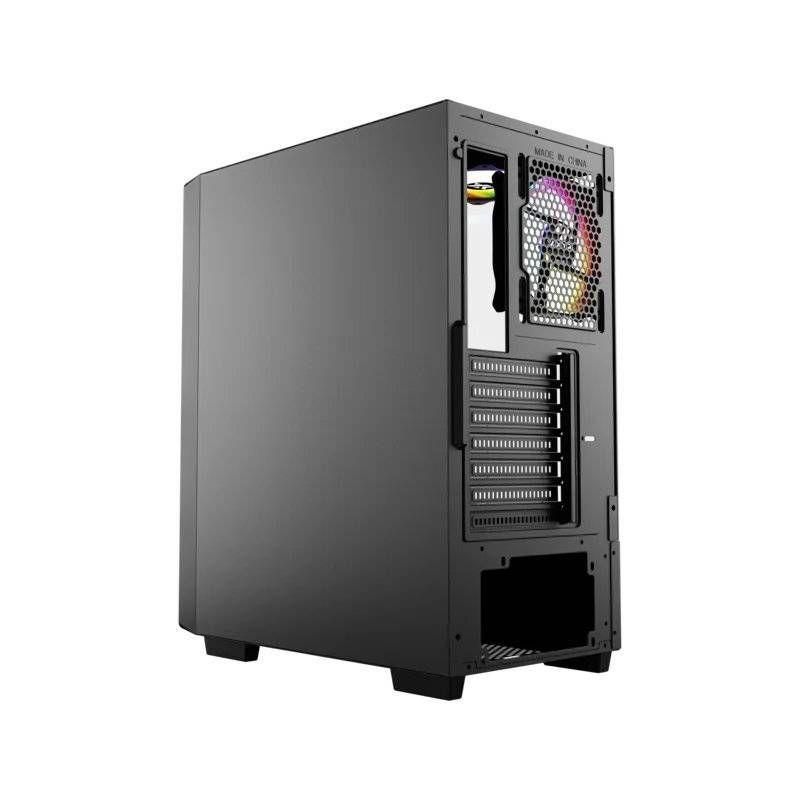 Gabinete Gamer XYZ AIRONE 100 X MESH Incluye 6 Ventiladores ARGB ATX m ATX mini ITX Negro-3