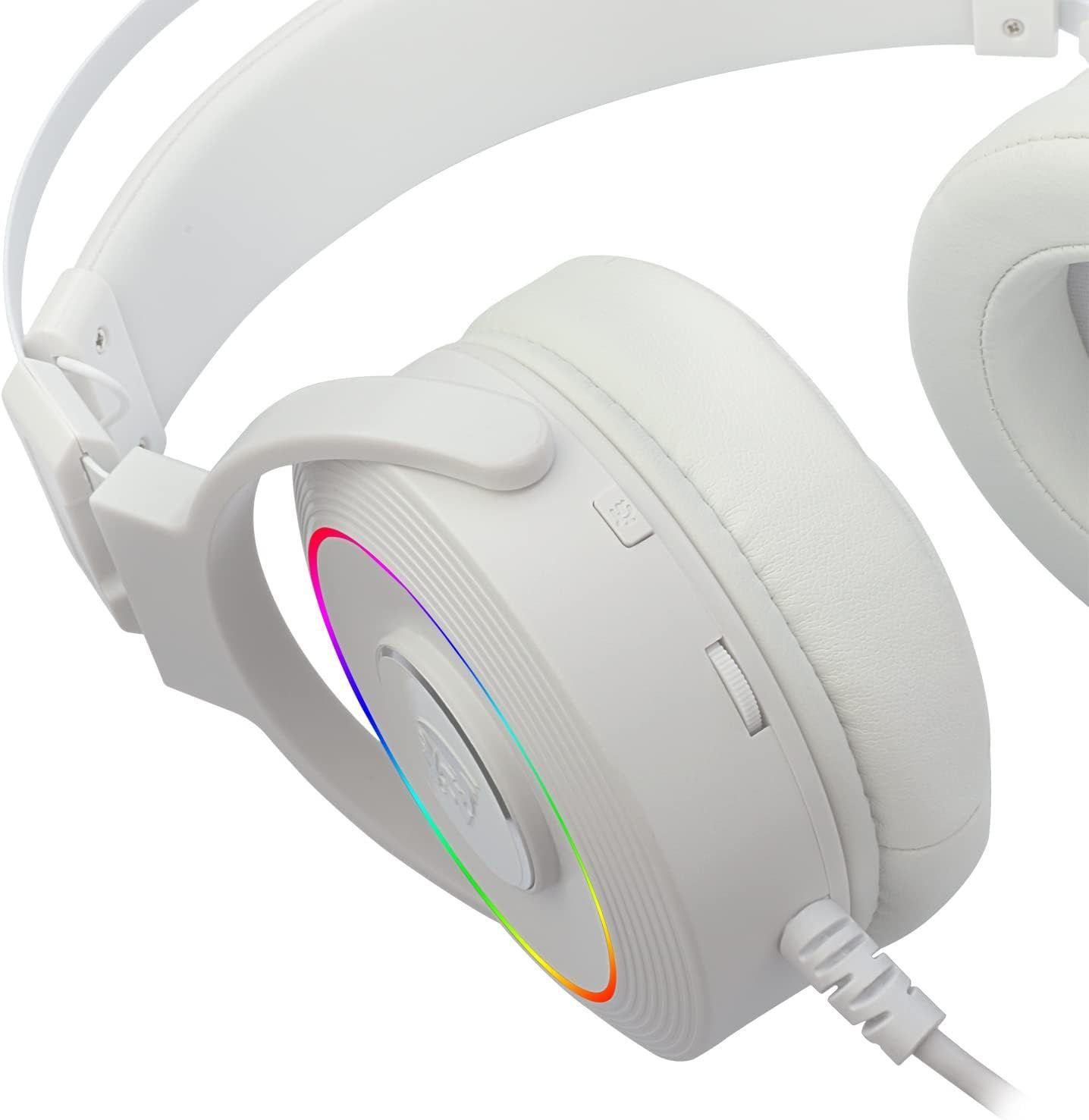 Audífonos Gamer Redragon Lamia H320W, Sonido 7.1 Virtual, 20-20.000Hz, RGB, Incluye Soporte-3