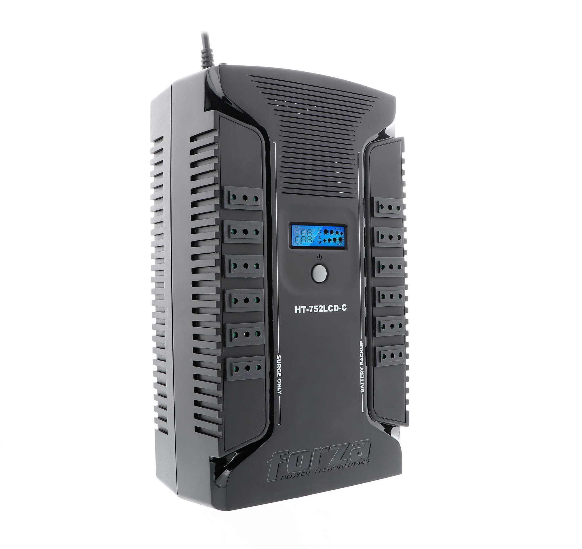 UPS Interactiva Forza 750VA/450W, AC 220V, 12 Cei-0