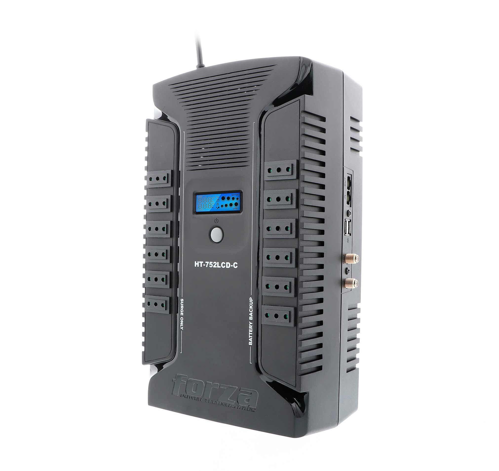 UPS Interactiva Forza 750VA/450W, AC 220V, 12 Cei-2