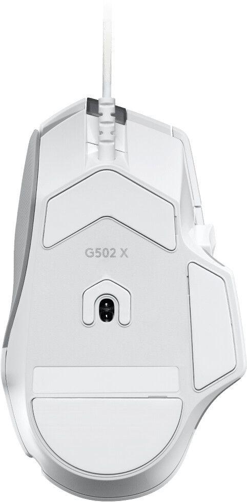 Mouse Gamer Logitech G502 X, Wired, 13 Botones, 25.600 DPI, Blanco-2