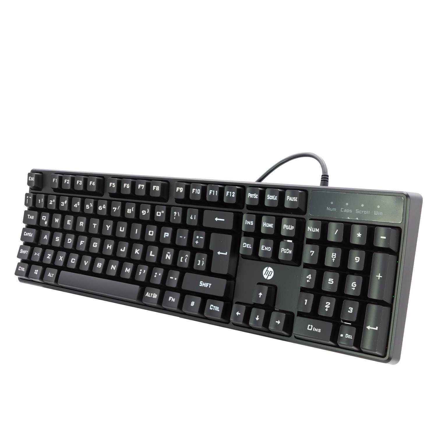 Teclado Gamer de Membrana HP K300, Antighosting-2