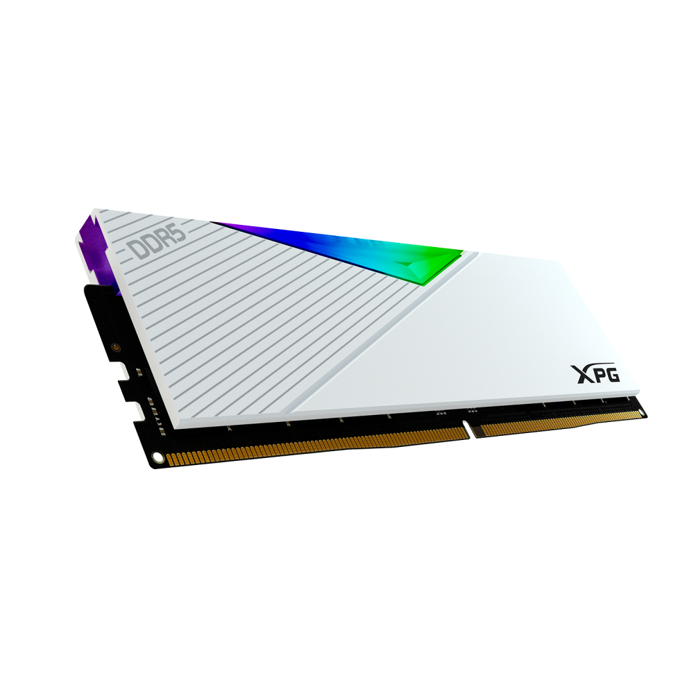 Memoria Ram DDR5 16GB 5200MT/s XPG Lancer RGB, CL38, UDIMM, 1.25V, White-1