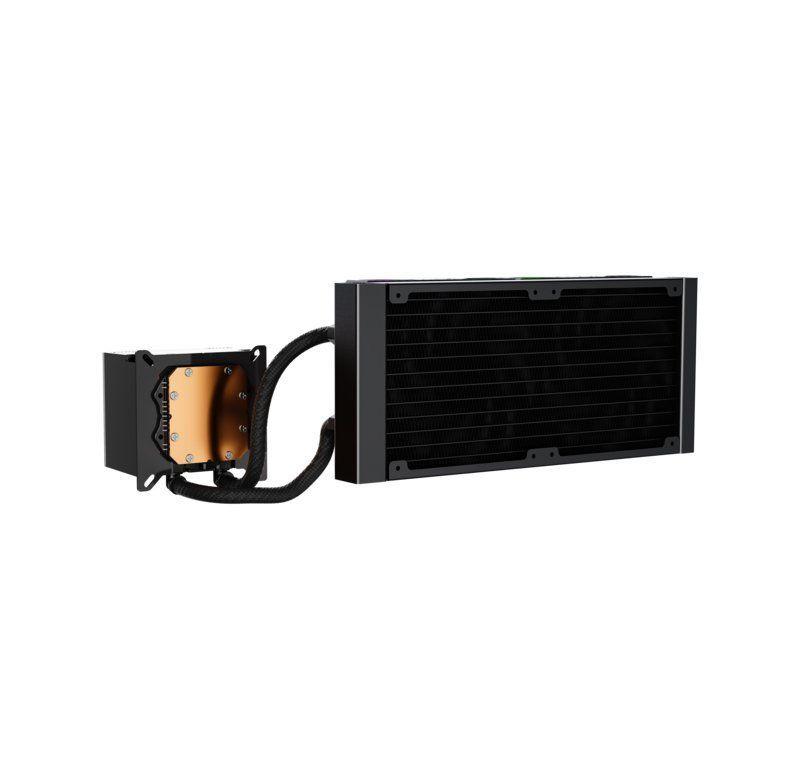 Refrigeración Líquida XYZ HYDROTEMP 240 Black, Alto Rendimiento, Pantalla LCD 3.5", Intel/AMD-5