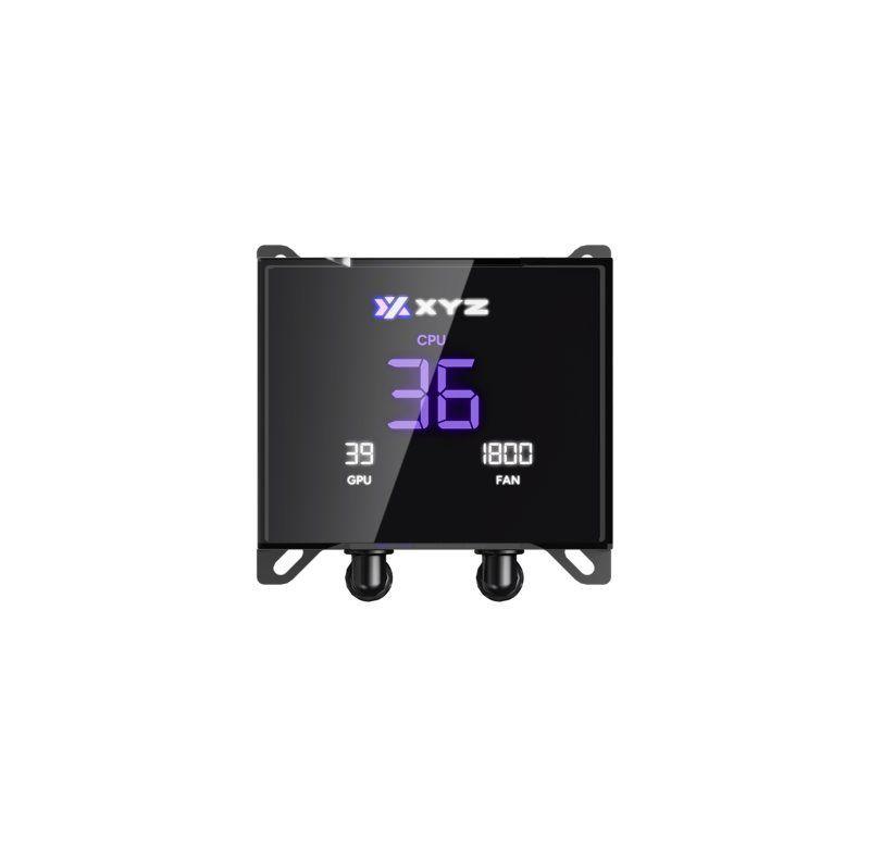 Refrigeración Líquida XYZ HYDROTEMP 240 Black, Alto Rendimiento, Pantalla LCD 3.5", Intel/AMD-6