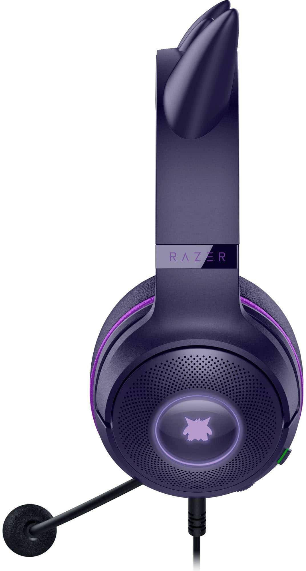 Audifonos Gamer Razer Kraken Kitty V2 Pok mon Gengar Edition USB Razer TriForce Chroma RGB-2