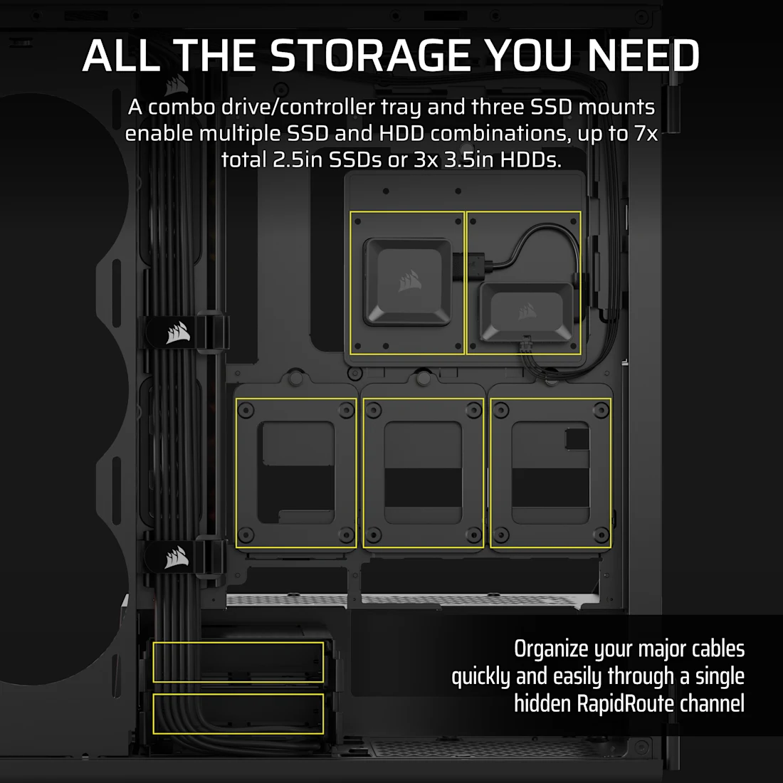 Gabinete Gamer Corsair iCUE LINK 5000T LX RGB, Modular, Color Negro-4