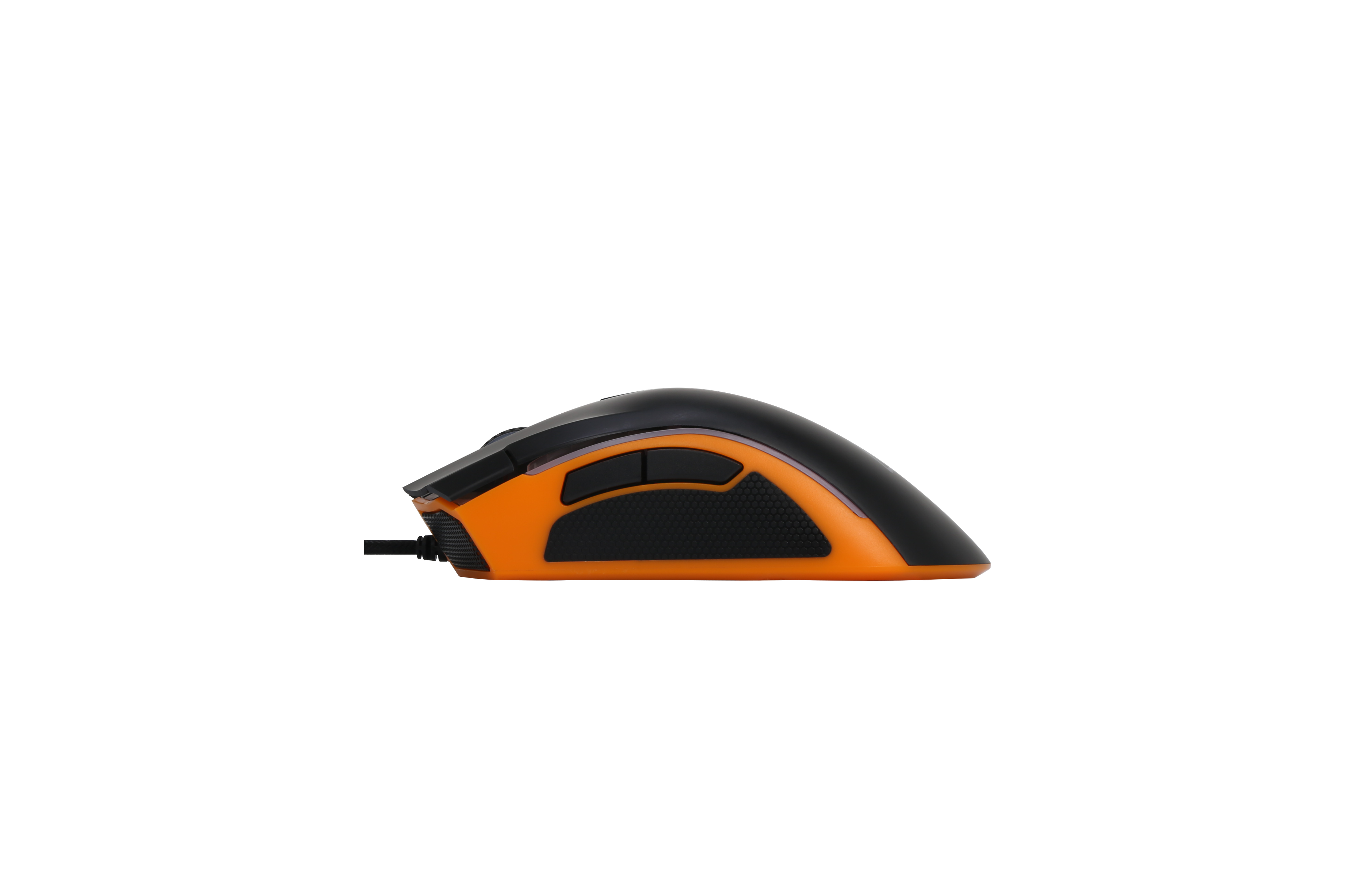 Mouse Gamer Checkpoint MX-200, Naruto Leaf Ninja, 7 Botones, 10000 DPI, RGB, Negro/Naranja-2