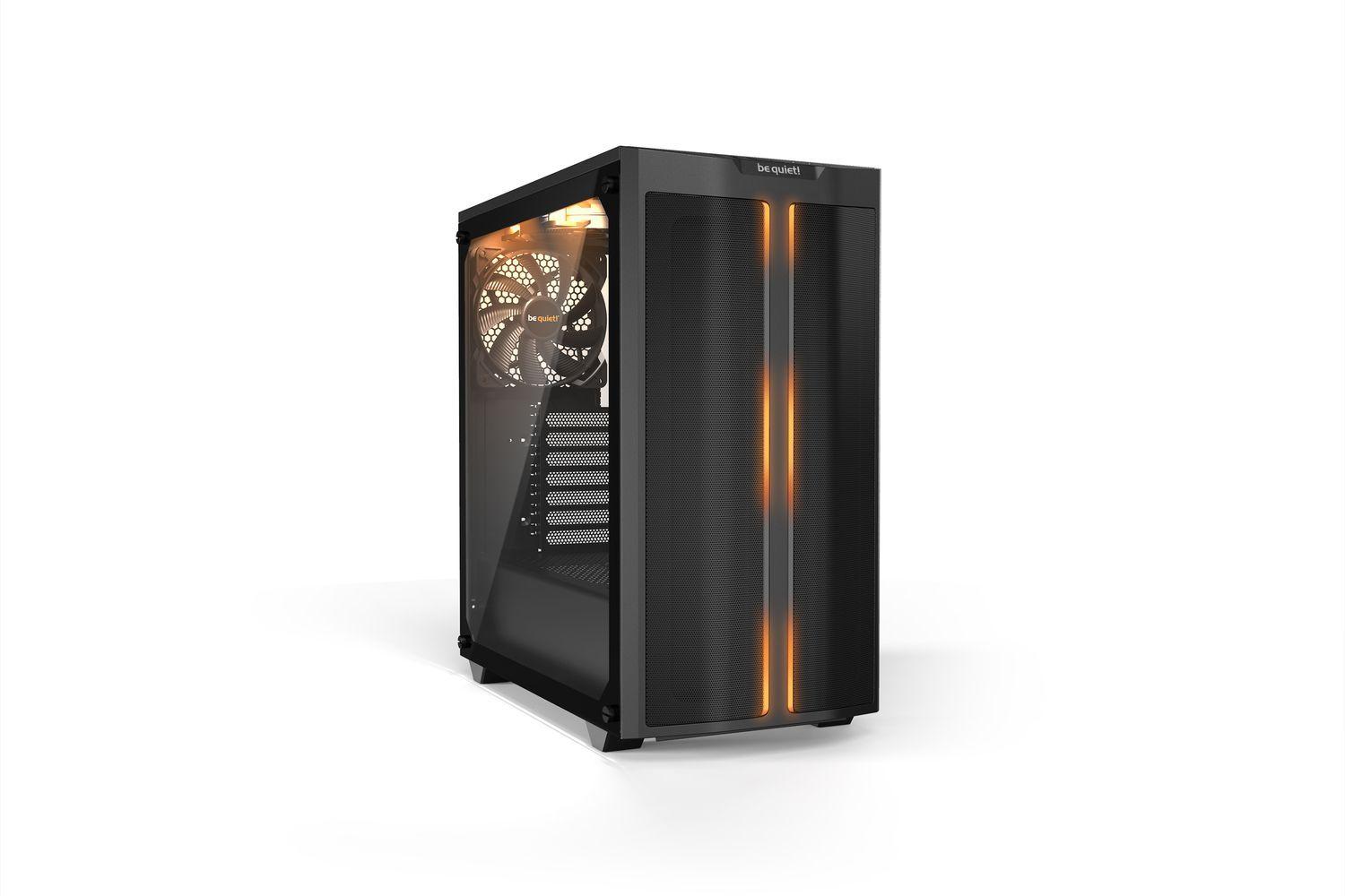 Gabinete Gamer Be Quiet! Pure Base 500DX Black, LED ARGB, ATX, M-ATX, Mini-ITX, Incluye 3 Fans 140mm-0