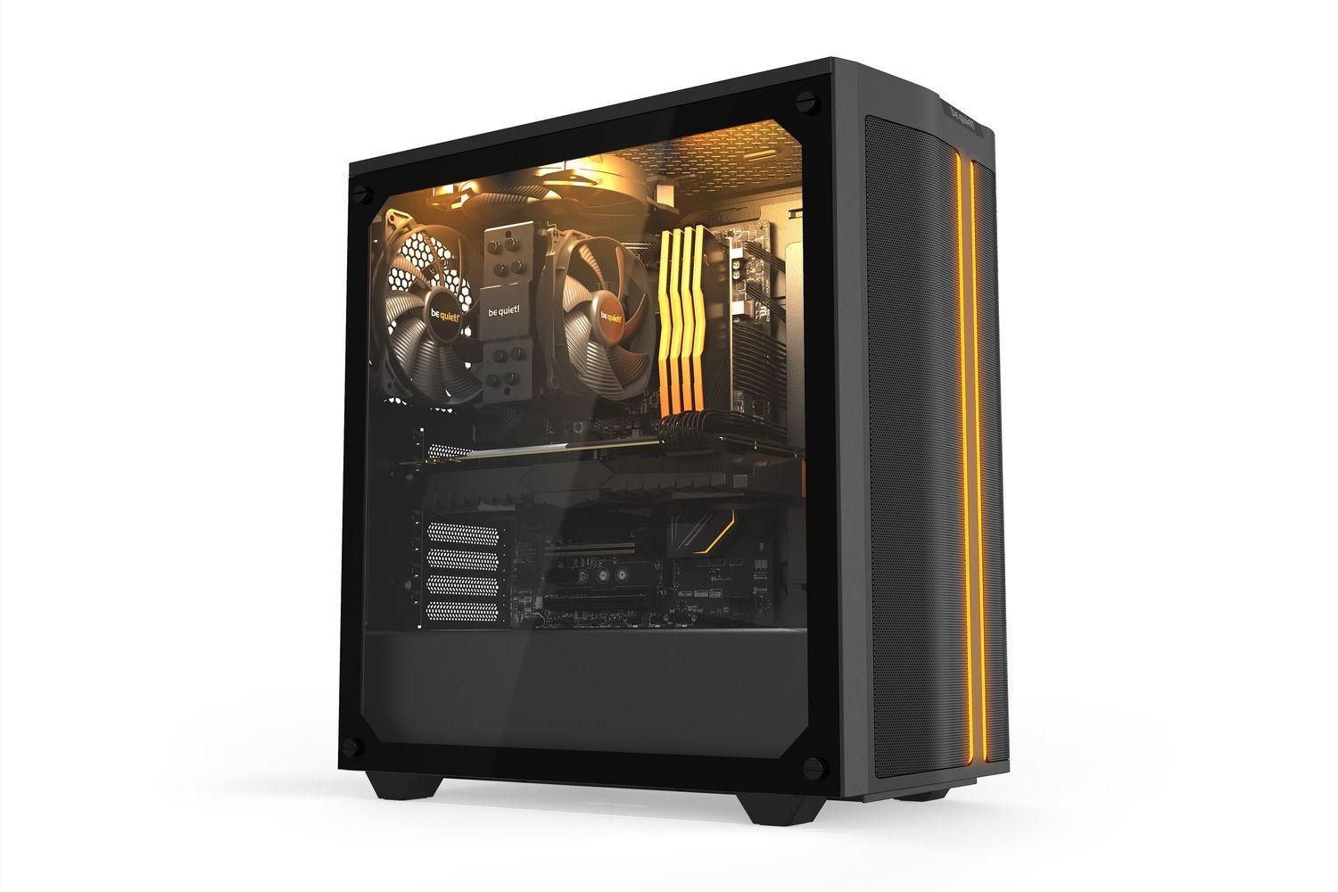 Gabinete Gamer Be Quiet! Pure Base 500DX Black, LED ARGB, ATX, M-ATX, Mini-ITX, Incluye 3 Fans 140mm-1