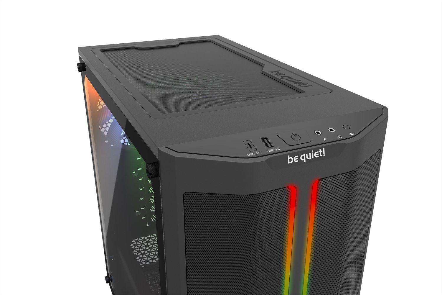 Gabinete Gamer Be Quiet! Pure Base 500DX Black, LED ARGB, ATX, M-ATX, Mini-ITX, Incluye 3 Fans 140mm-2
