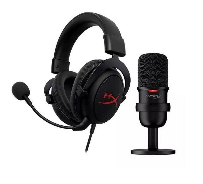 Streamer Starter Pack HyperX , Cloud Core 7.1 + SoloCast-0