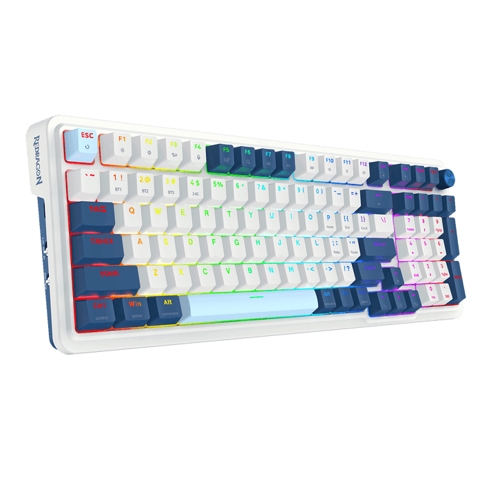 Teclado Gamer Inal mbrico Redragon Eisa K686 98 Switch Red Blanco Azul Switch Red Espa ol-1