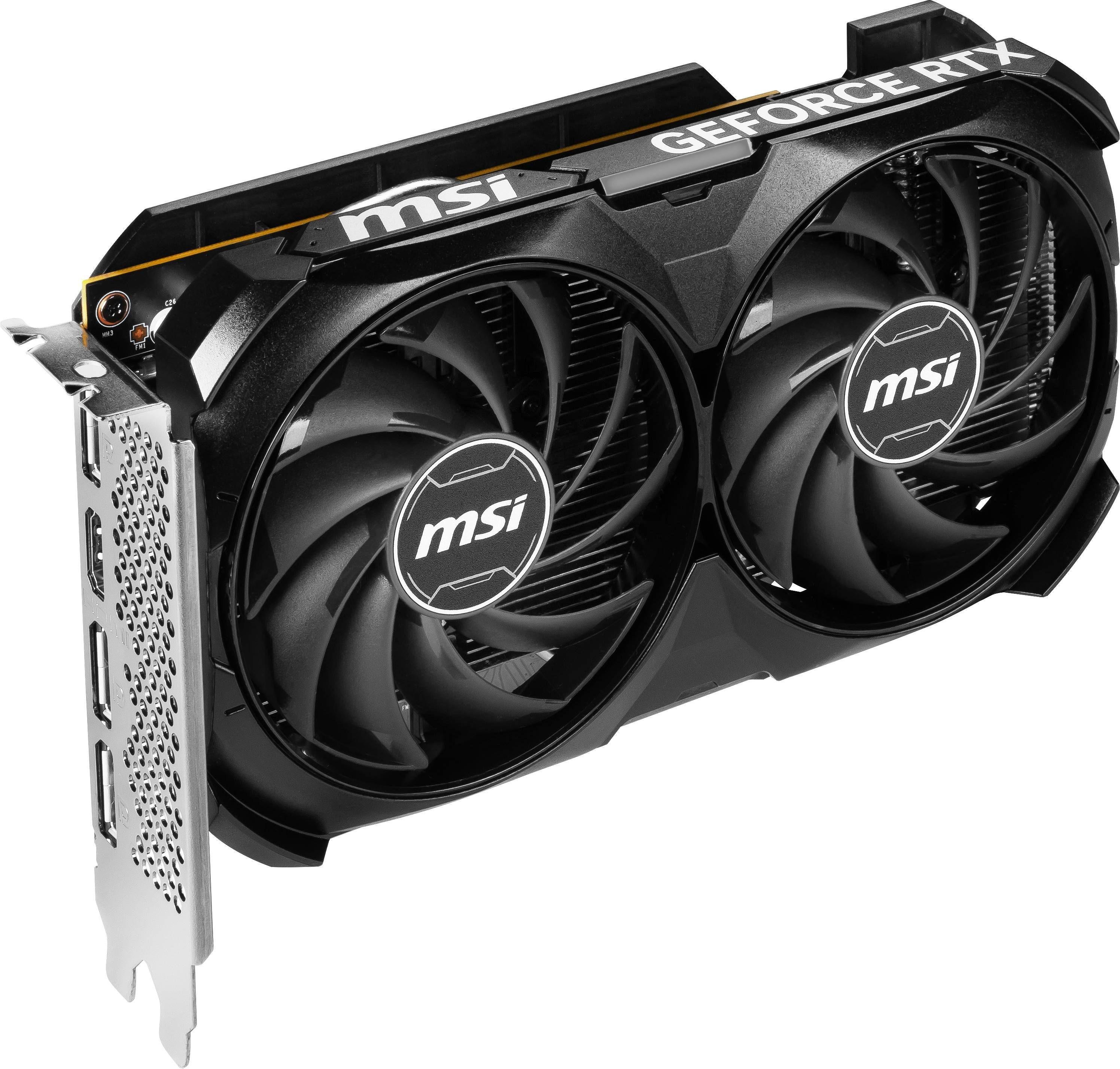 Tarjeta de Video MSI Nvidia GeForce RTX 4060 VENTUS 2X Black OC, 8GB GDDR6, 128-bit, PCI-e 4.0-1
