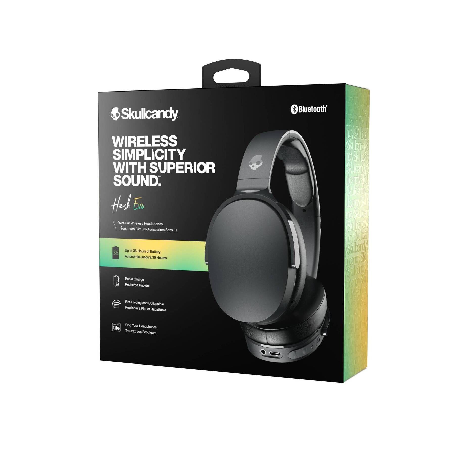 Audífonos Bluetooth Skullcandy Hesh Evo, Color Negro-4