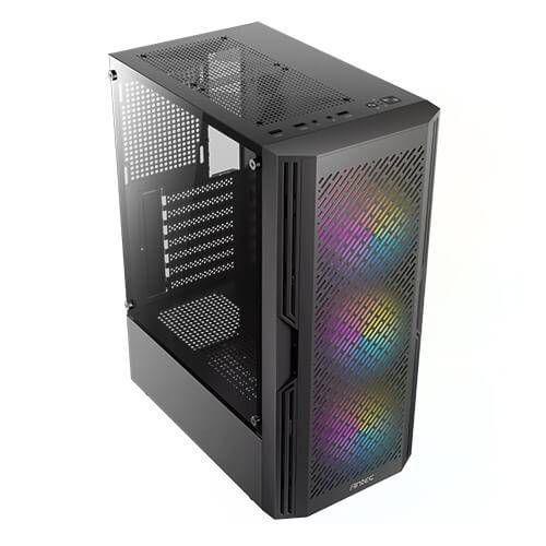 Gabinete Gamer Antec AX20 Extreme Mid Tower 5 Ventiladores Vidrio Templado Frontal Malla Negro-2