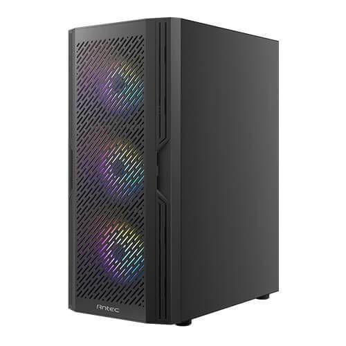 Gabinete Gamer Antec AX20 Extreme Mid Tower 5 Ventiladores Vidrio Templado Frontal Malla Negro-4