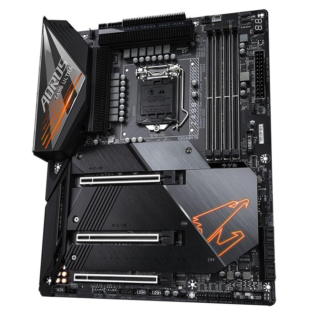 Placa Madre Z490 Ultra LGA1200, Triple M.2, SATA 6Gb/s, WIFI 6, 2.5 GbE LAN, ATX-2
