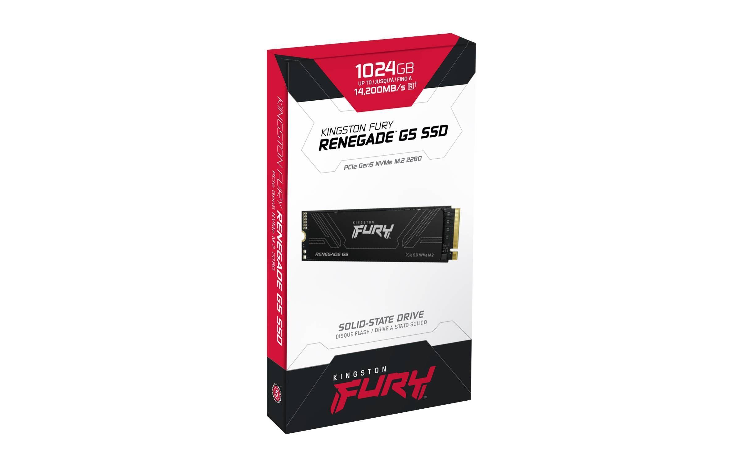 Unidad SSD Kingston FURY Renegade G5 1TB M 2 2280 PCIe 5 0 NVMe-2
