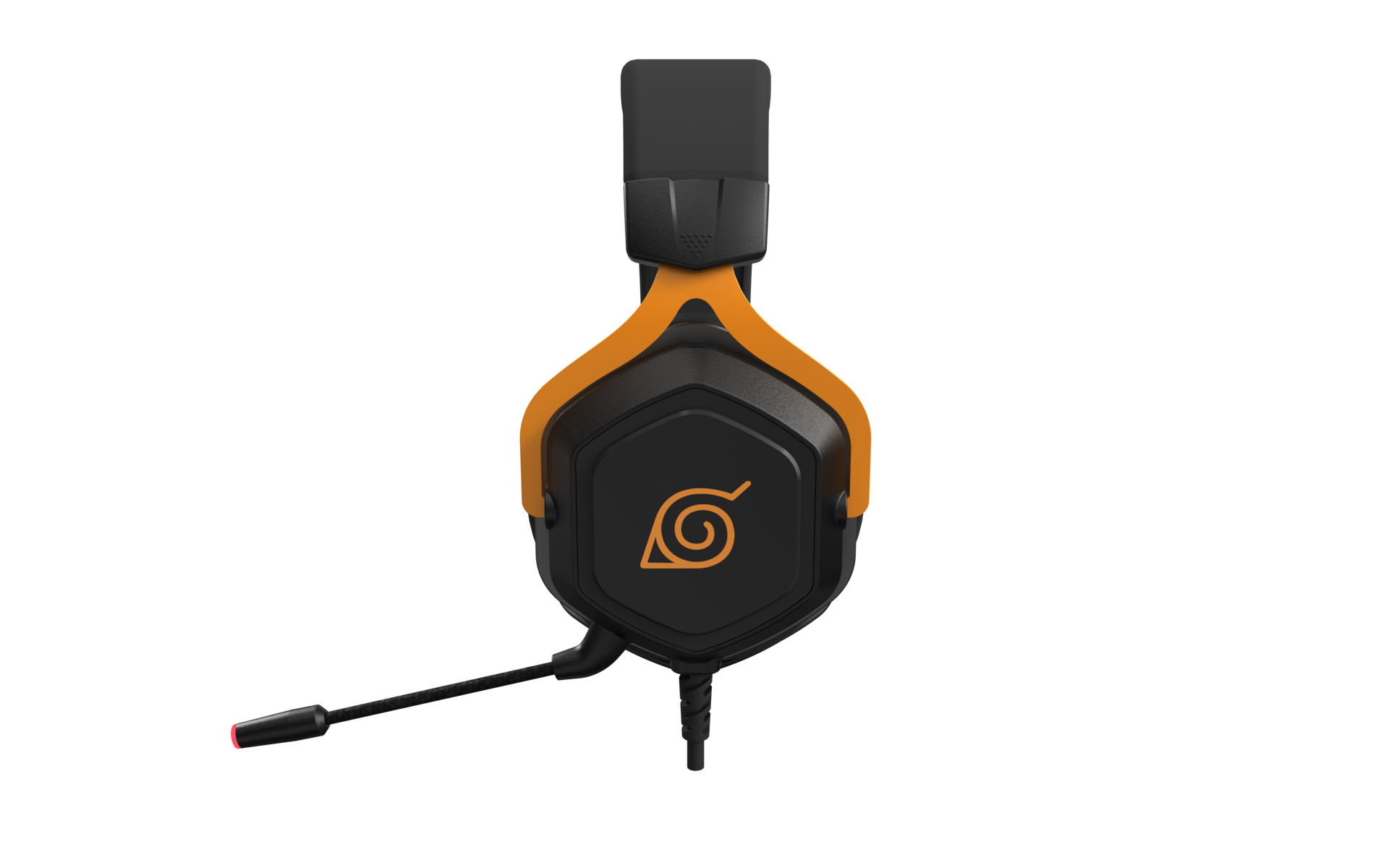 Audífonos Gamer Checkpoint HX-200 Leaf Ninja, 7.1 Virtual, Iluminación LED, Negro/Naranja-1
