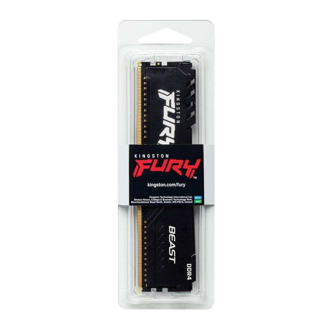 Memoria Ram DDR4 8GB 3200MHz Kingston FURY Beast DIMM, Unbuffered, CL16, 1.35V-4