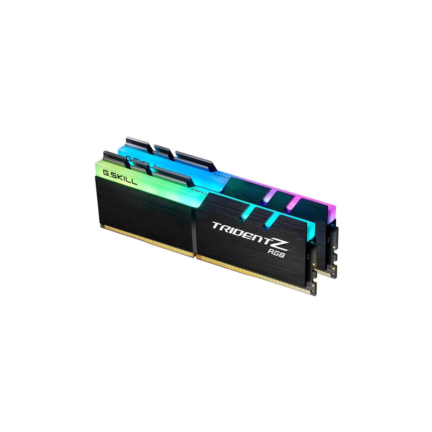 Memoria Ram DDR4 16GB (2x8) 3600MHz G.Skill Trident Z RGB DIMM, PC4-28800, CL19, 1.35V-0