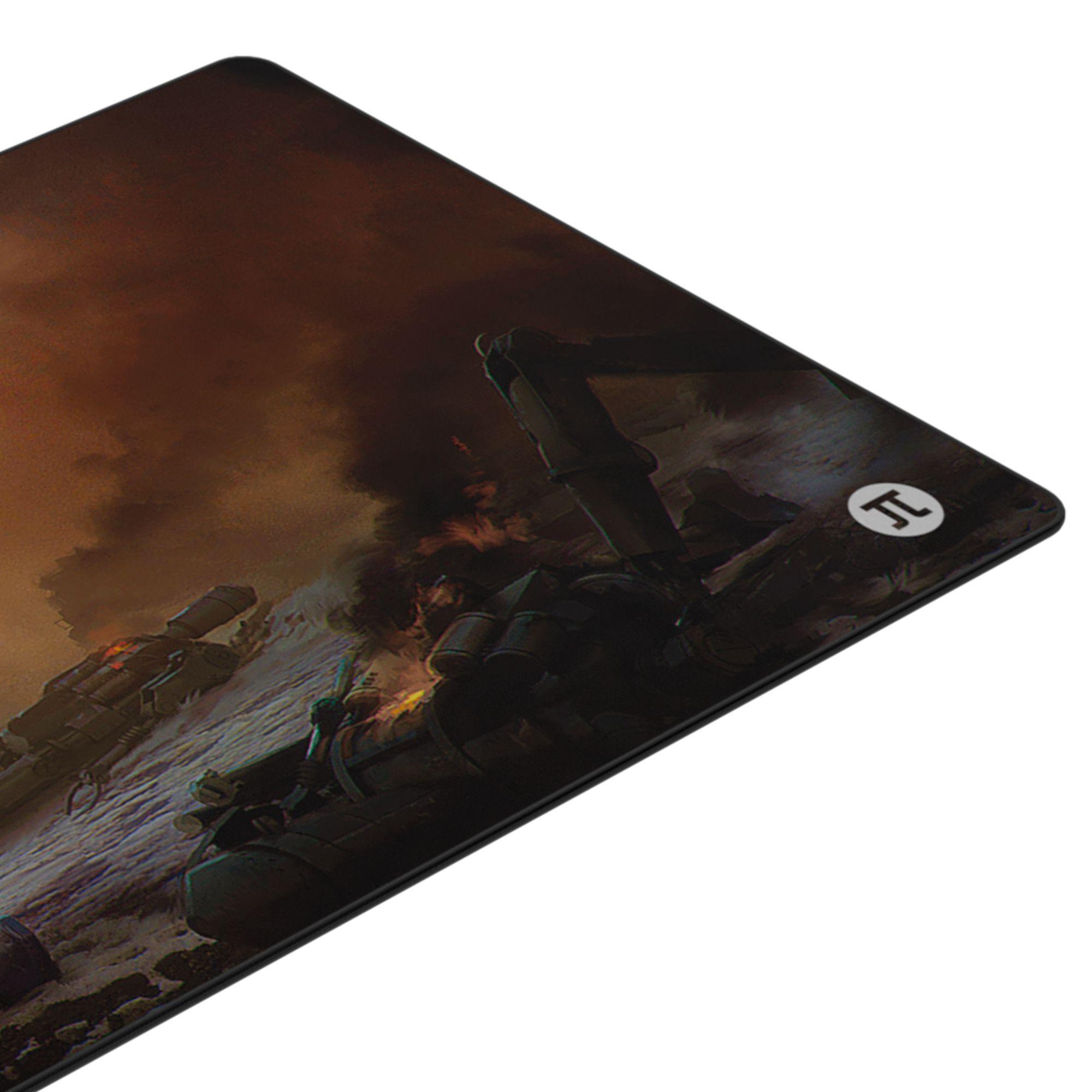 MousePad Gamer Primus Gaming Mandalorian Edition XXL, Espesor 4mm, 90 x 42 cm, Café/Negro-2