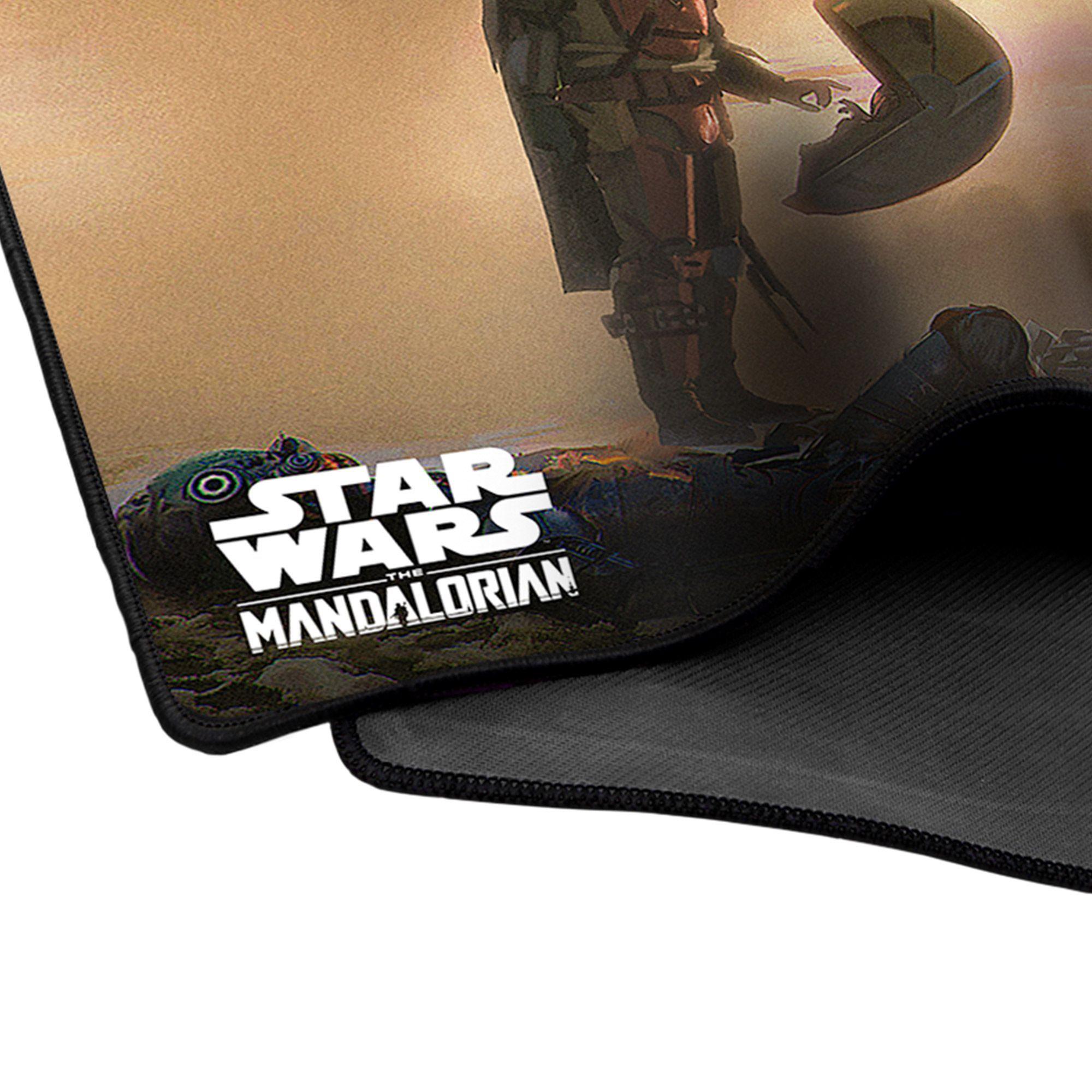MousePad Gamer Primus Gaming Mandalorian Edition XXL, Espesor 4mm, 90 x 42 cm, Café/Negro-1