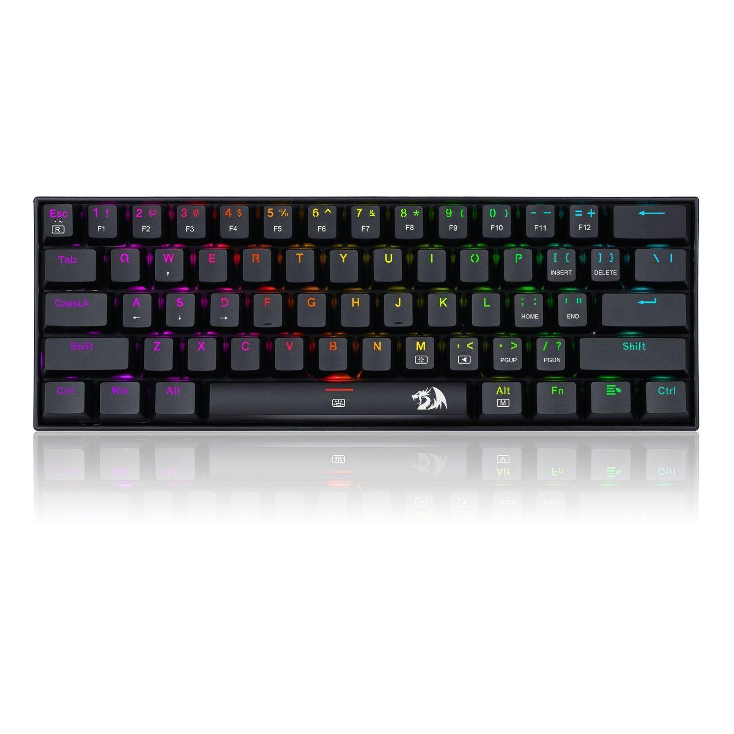 Teclado Gamer  K630RGB Dragonborn, Mecánico, Switch Blue, Negro, Inglés-0
