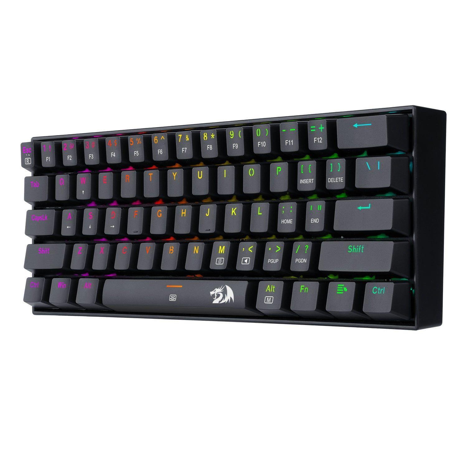 Teclado Gamer  K630RGB Dragonborn, Mecánico, Switch Blue, Negro, Inglés-2