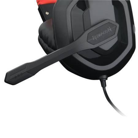 Audífono Redragon Ares H120, On-Ear, Black/Red-3