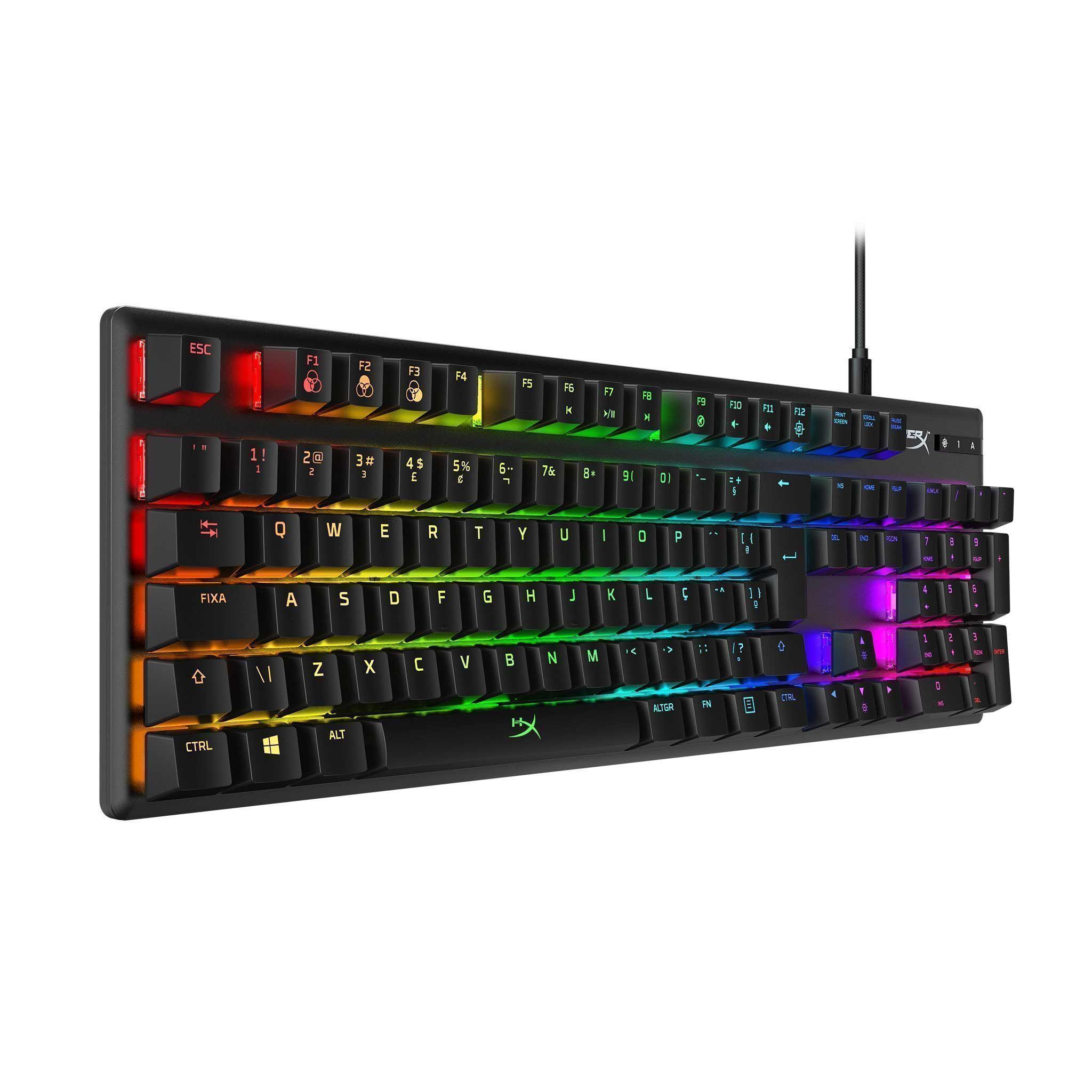 TECLADO GAMER MECÁNICO PARA VIDEOJUEGOS HYPERX ALLOY ORIGINS-0