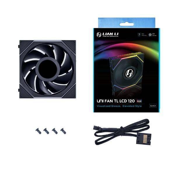 Ventilador para Gabinete Lian Li UNI FAN TLLCD120, 120mm, Pantalla 400 x 400, 1 Unidad, Negro-2