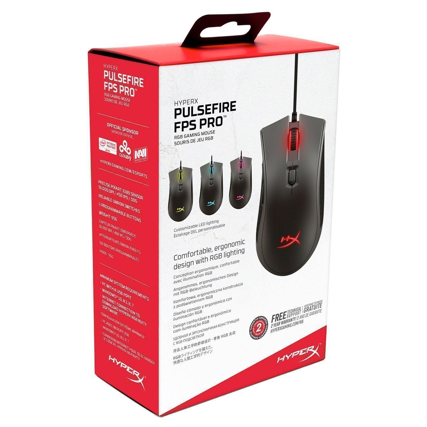 Mouse Gamer HyperX Pulsefire FPS Pro-4