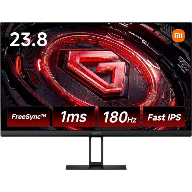 Monitor Gamer Xiaomi G24i, 24" FHD, 180Hz, 1ms, FreeSync, IPS, DisplayPort, HDMI-0