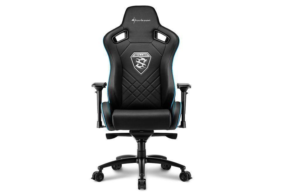 Silla Gamer Sharkoon Skiller SGS4 Black/Blue-2