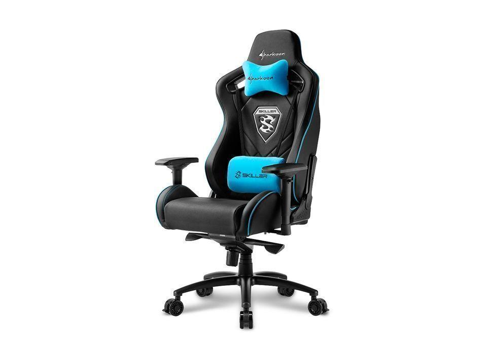 Silla Gamer Sharkoon Skiller SGS4 Black/Blue-1