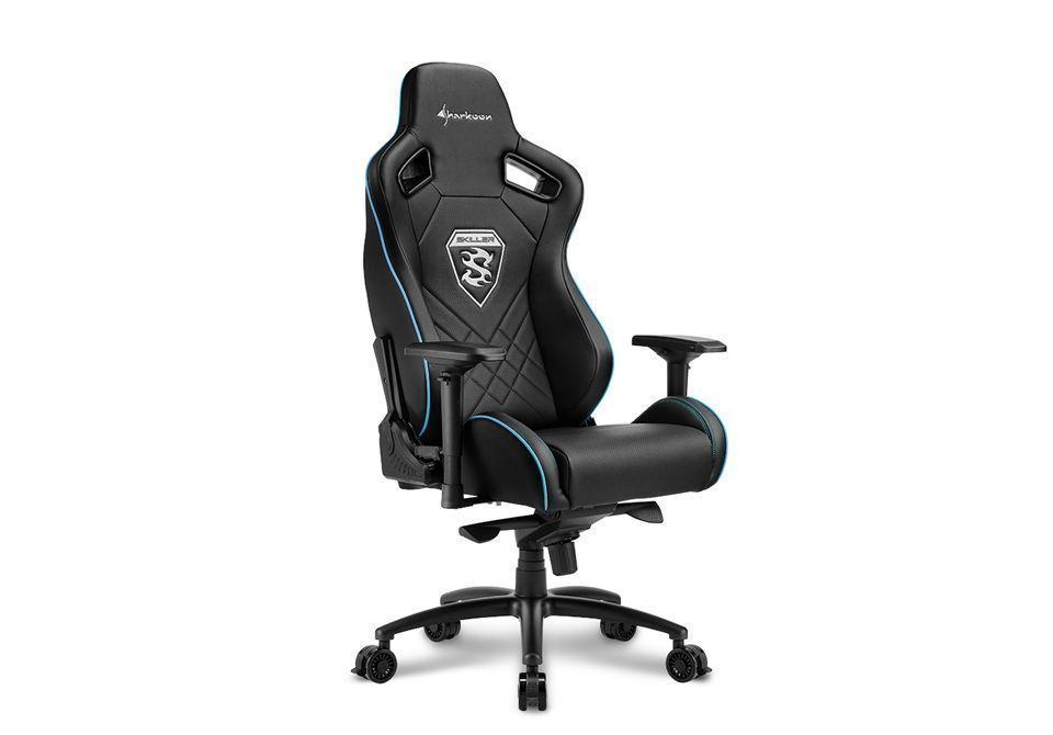Silla Gamer Sharkoon Skiller SGS4 Black/Blue-3